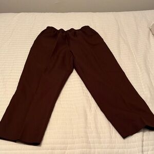 Alfred Dunner Dark Brown Dress Pants